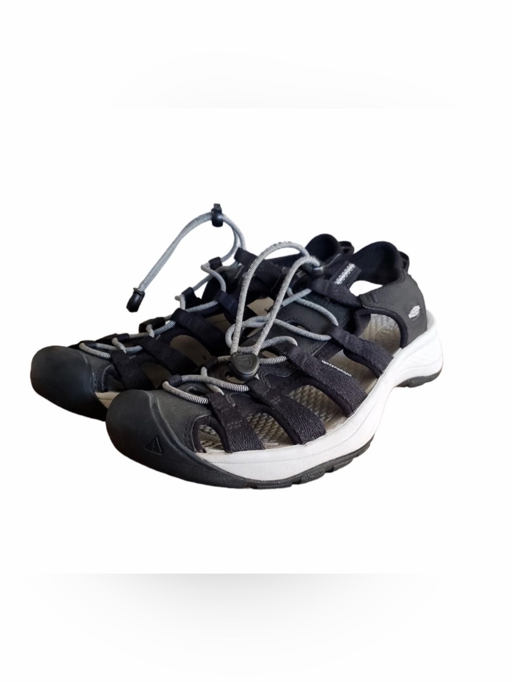 KEEN Women Black and Grey Astoria West Hiking Sandals